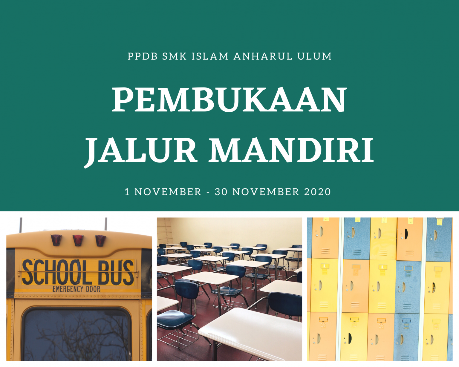 PEMBUKAAN PPDB JALUR MANDIRI 2021 2022 SMK Islam Anharul Ulum SMK